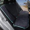 imageBDK UltraFit Towel Cloth Car Rear Seat Bench Cover Moisture Wicking Washable Liquid Water Absorbent Sweat Seat Protector Gym Workout Hiking Running Beach Sports Universal Fit Trucks SUVs VansMint Trim
