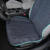 imageBDK UltraFit Towel Cloth Car Rear Seat Bench Cover Moisture Wicking Washable Liquid Water Absorbent Sweat Seat Protector Gym Workout Hiking Running Beach Sports Universal Fit Trucks SUVs VansMint Trim