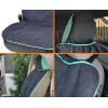 imageBDK UltraFit Towel Cloth Car Rear Seat Bench Cover Moisture Wicking Washable Liquid Water Absorbent Sweat Seat Protector Gym Workout Hiking Running Beach Sports Universal Fit Trucks SUVs VansMint Trim