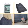 imageBDK UltraFit Towel Cloth Car Rear Seat Bench Cover Moisture Wicking Washable Liquid Water Absorbent Sweat Seat Protector Gym Workout Hiking Running Beach Sports Universal Fit Trucks SUVs VansBlack Trim
