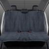 imageBDK UltraFit Towel Cloth Car Rear Seat Bench Cover Moisture Wicking Washable Liquid Water Absorbent Sweat Seat Protector Gym Workout Hiking Running Beach Sports Universal Fit Trucks SUVs VansGray Trim