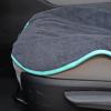 imageBDK UltraFit Towel Cloth Car Rear Seat Bench Cover Moisture Wicking Washable Liquid Water Absorbent Sweat Seat Protector Gym Workout Hiking Running Beach Sports Universal Fit Trucks SUVs VansMint Trim