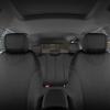 imageBDK UltraSleek Purple Seat Covers for Cars TwoTone Front Seat Covers with Matching Back Car Seat Cover Made to Fit Most Auto Truck Van SUV Interior Car Accessories Full SetBlack