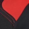 imageBDK UltraSleek Purple Seat Covers for Cars TwoTone Front Seat Covers with Matching Back Car Seat Cover Made to Fit Most Auto Truck Van SUV Interior Car Accessories Full SetRed