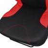 imageBDK UltraSleek Purple Seat Covers for Cars TwoTone Front Seat Covers with Matching Back Car Seat Cover Made to Fit Most Auto Truck Van SUV Interior Car Accessories Full SetRed