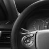 imageBDK UltraSport Series Steering Wheel CoverSynthetic Leather Perforated Design ampamp Stitching All Black Carbon FiberAll Black Carbon Fiber