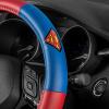 imageBDK Warner Bros DC Comics Batman Steering Wheel Cover  Ergonomic Grip Universal Size 145155 in Protects and Insulates Your Wheel Car Accessories for Car Truck Van SUVSuperman Steering Wheel Cover