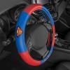 imageBDK Warner Bros DC Comics Batman Steering Wheel Cover  Ergonomic Grip Universal Size 145155 in Protects and Insulates Your Wheel Car Accessories for Car Truck Van SUVSuperman Steering Wheel Cover