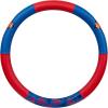 imageBDK Warner Bros DC Comics Batman Steering Wheel Cover  Ergonomic Grip Universal Size 145155 in Protects and Insulates Your Wheel Car Accessories for Car Truck Van SUVSuperman Steering Wheel Cover