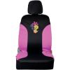 imageBDK Warner Bros DC Comics Wonder Woman Car Accessories Full 9 Piece Set Polyester Seat Covers Black ampamp Red Universal Fit for Car Truck Van SUV Side Airbag Compatible Easy to Install2 Front