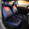 imageBDK Warner Bros DC Comics Wonder Woman Car Accessories Full 9 Piece Set Polyester Seat Covers Black ampamp Red Universal Fit for Car Truck Van SUV Side Airbag Compatible Easy to Install2 Front