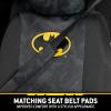 imageBDK Warner Bros DC Comics Wonder Woman Car Accessories Full 9 Piece Set Polyester Seat Covers Black ampamp Red Universal Fit for Car Truck Van SUV Side Airbag Compatible Easy to Install2 Front