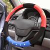 imageBDK Warner Bros DC Comics Wonder Woman Steering Wheel Cover  Car Accessories for Women Superhero Heroine Gift Ideas Original Red White Blue WonderWoman Logo Universal Standard Fit 145155 Inches