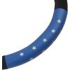 imageBDK Warner Bros DC Comics Wonder Woman Steering Wheel Cover  Car Accessories for Women Superhero Heroine Gift Ideas Original Red White Blue WonderWoman Logo Universal Standard Fit 145155 Inches