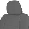 imageBDK carXS Black Leather Car Seat Covers Full Set 9Piece Faux Seat Covers for Cars Includes Front and Back Seat Cover Automotive Seat Covers for Trucks SUVGray