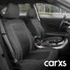 imageBDK carXS FreshMesh Car Seat Covers Full Set with Charcoal Accent  Mesh Front Seat Covers with Split Bench Back Seat Protector Interior Covers for Auto Truck Van SUVCharcoal