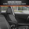 imageBDK carXS FreshMesh Car Seat Covers Full Set with Charcoal Accent  Mesh Front Seat Covers with Split Bench Back Seat Protector Interior Covers for Auto Truck Van SUVCharcoal