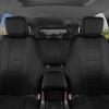 imageBDK carXS Seat Covers for Cars Light Gray TwoTone Car Seat Covers with Matching Back Seat Cover Made to Fit Most Auto Truck Van SUV Interior Car Accessories Car Seat Cover Full SetBlack