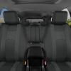 imageBDK carXS Seat Covers for Cars Light Gray TwoTone Car Seat Covers with Matching Back Seat Cover Made to Fit Most Auto Truck Van SUV Interior Car Accessories Car Seat Cover Full SetSolid Charcoal Gray