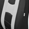 imageBDK carXS Seat Covers for Cars Light Gray TwoTone Car Seat Covers with Matching Back Seat Cover Made to Fit Most Auto Truck Van SUV Interior Car Accessories Car Seat Cover Full SetBlack  White