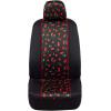 imageBDKdusty rose Floral Faux Leather Car Seat Covers for Front Seats 2 Pack  Flower Pattern Front Seat Cover Set Sideless Design for Easy Installation Fits Most Car Truck Van and SUVCheeky Cherry