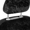 imageBDKdusty rose Floral Faux Leather Car Seat Covers for Front Seats 2 Pack  Flower Pattern Front Seat Cover Set Sideless Design for Easy Installation Fits Most Car Truck Van and SUVBlack Maui