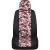 imageBDKdusty rose Floral Faux Leather Car Seat Covers for Front Seats 2 Pack  Flower Pattern Front Seat Cover Set Sideless Design for Easy Installation Fits Most Car Truck Van and SUVDusty Rose