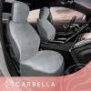 imageSheepskin Car Seat Covers for Women 2Pack Faux Fur Car Seat Covers Front Seats Only Cute Automotive Seat Covers For Cars for Women Car Accessories for Women Soft PinkGray Fur