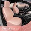 imageSheepskin Car Seat Covers for Women 2Pack Faux Fur Car Seat Covers Front Seats Only Cute Automotive Seat Covers For Cars for Women Car Accessories for Women Soft PinkSoft Pink Fur