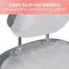 imageSheepskin Car Seat Covers for Women 2Pack Faux Fur Car Seat Covers Front Seats Only Cute Automotive Seat Covers For Cars for Women Car Accessories for Women Soft PinkGray Fur