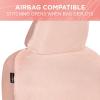 imageSheepskin Car Seat Covers for Women 2Pack Faux Fur Car Seat Covers Front Seats Only Cute Automotive Seat Covers For Cars for Women Car Accessories for Women Soft PinkSoft Pink Fur