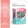 imageTurquoise Tropical Birds Car Seat Covers 2 Pack Birds ampamp Palm Leaves Front Seat Covers for Cars Trucks SUV Car Accessories for WomenTropical Birds
