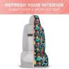 imageTurquoise Tropical Birds Car Seat Covers 2 Pack Birds ampamp Palm Leaves Front Seat Covers for Cars Trucks SUV Car Accessories for WomenTropical Birds