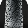 imagecarXS Leopard Print Car Seat Covers Full Set Includes Matching Seat Belt Pads and Steering Wheel Cover TwoTone Cheetah Print Gray Seat Covers for Cars for Women Car Seat Protector Interior CoversLeopard Gray