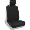 imageBDK Antimicrobial Car Seat Cover for Rear Bench Seats  Silver Ion Infused Fabric Protects Against Growth of Bacteria on Surface Easy to Install with Fits Most Cars Trucks and SUVFront Seat Cover