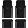 imageBDK Fresh Carpet Floor Mats Color Tribal Tattoo Design Vinyl Trim for Car Sedan Truck SUV Front ampamp Rear Set of 4 Universal FitTattoo Gray