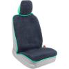 imageBDK UltraFit Towel Cloth Car Rear Seat Bench Cover Moisture Wicking Washable Liquid Water Absorbent Sweat Seat Protector Gym Workout Hiking Running Beach Sports Universal Fit Trucks SUVs VansMint Trim