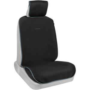 imageBDK Antimicrobial Car Seat Cover for Rear Bench Seats  Silver Ion Infused Fabric Protects Against Growth of Bacteria on Surface Easy to Install with Fits Most Cars Trucks and SUVFront Seat Cover