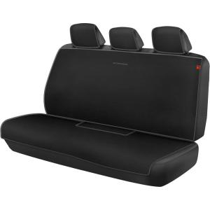 imageBDK Antimicrobial Car Seat Cover for Rear Bench Seats  Silver Ion Infused Fabric Protects Against Growth of Bacteria on Surface Easy to Install with Fits Most Cars Trucks and SUVRear Bench Seat Cover
