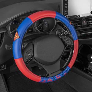 imageBDK Warner Bros DC Comics Batman Steering Wheel Cover  Ergonomic Grip Universal Size 145155 in Protects and Insulates Your Wheel Car Accessories for Car Truck Van SUVSuperman Steering Wheel Cover