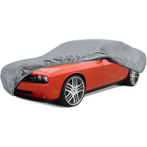 imageBDK Universal Fit Water Resistant All Weather Indoor Outdoor Car Cover for Sedan SUV Auto Vehicle  Protect from UV Light Rain Snow Dust Debris Pollen Tree Sap ampamp More  XL1 210L x 75W x 50HXL2  228in x 75in x 49in
