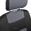 imageBDK PolyPro Black ampamp Beige Car Seat Covers Full Set with MotorTrend FlexTough All Weather Rubber Car Floor Mats  Front ampamp Rear Split Bench Seat Covers for Cars ampamp Matching Floor Mats for Car InteriorBlack  Grey