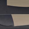 imageBDK PolyPro Black ampamp Beige Car Seat Covers Full Set with MotorTrend FlexTough All Weather Rubber Car Floor Mats  Front ampamp Rear Split Bench Seat Covers for Cars ampamp Matching Floor Mats for Car InteriorBlack  Beige
