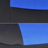 imageBDK PolyPro Car Seat Covers Full Set  Front and Rear Split Bench Protection Includes 4PC Vibrant Metallic Floor Mats Easy to Install Fits Most Auto Truck Van SUVBlue