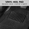 imageBDK CarXS Black Car Seat Covers Full Set with Matching Set of Floor Mats for SUV Car ampamp Truck  Car Seat Covers Front Seats ampamp Bench Seat Cover Car Seat Protector Car Mats Full Set Interior CoversBlack