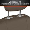imageBDK carXS Beige Leather Car Seat Covers Front Seats Only 4Piece Faux Leather Includes Front Seat Covers Automotive Seat Covers for Trucks SUVBeige