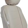 imageBDK carXS Beige Leather Car Seat Covers Front Seats Only 4Piece Faux Leather Includes Front Seat Covers Automotive Seat Covers for Trucks SUVBeige