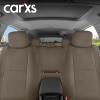 imageBDK carXS Beige Leather Car Seat Covers Front Seats Only 4Piece Faux Leather Includes Front Seat Covers Automotive Seat Covers for Trucks SUVBeige