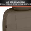imageBDK carXS Beige Leather Car Seat Covers Front Seats Only 4Piece Faux Leather Includes Front Seat Covers Automotive Seat Covers for Trucks SUVBeige