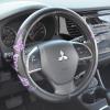 imageBDK Design Comfort Grip Steering Wheel Cover for Car SUV Van and Truck 15 inch Standard Size Pink ButterfliesButterfly Purple